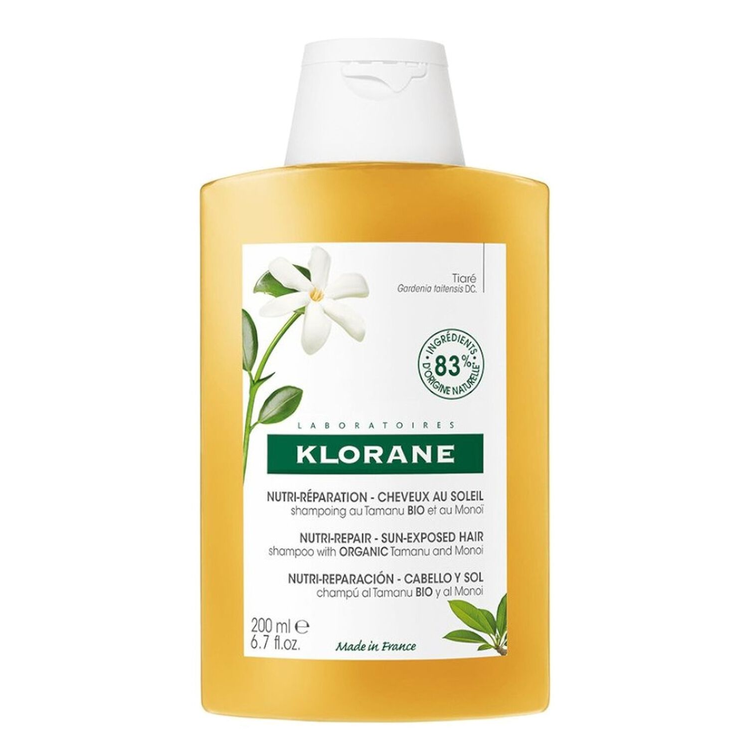 Tamanu Bio Monoï  - Shampooing Après-Soleil Nutritif - 200ml