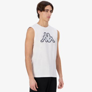 Kappa - T-Shirts & Top Uomo Bianco - Logo Dwal