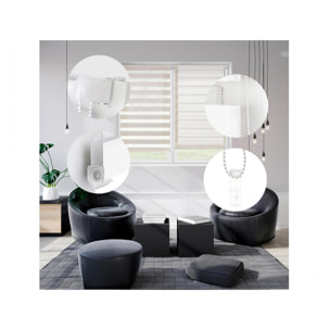 Store enrouleur Polyester Translucide 52x180