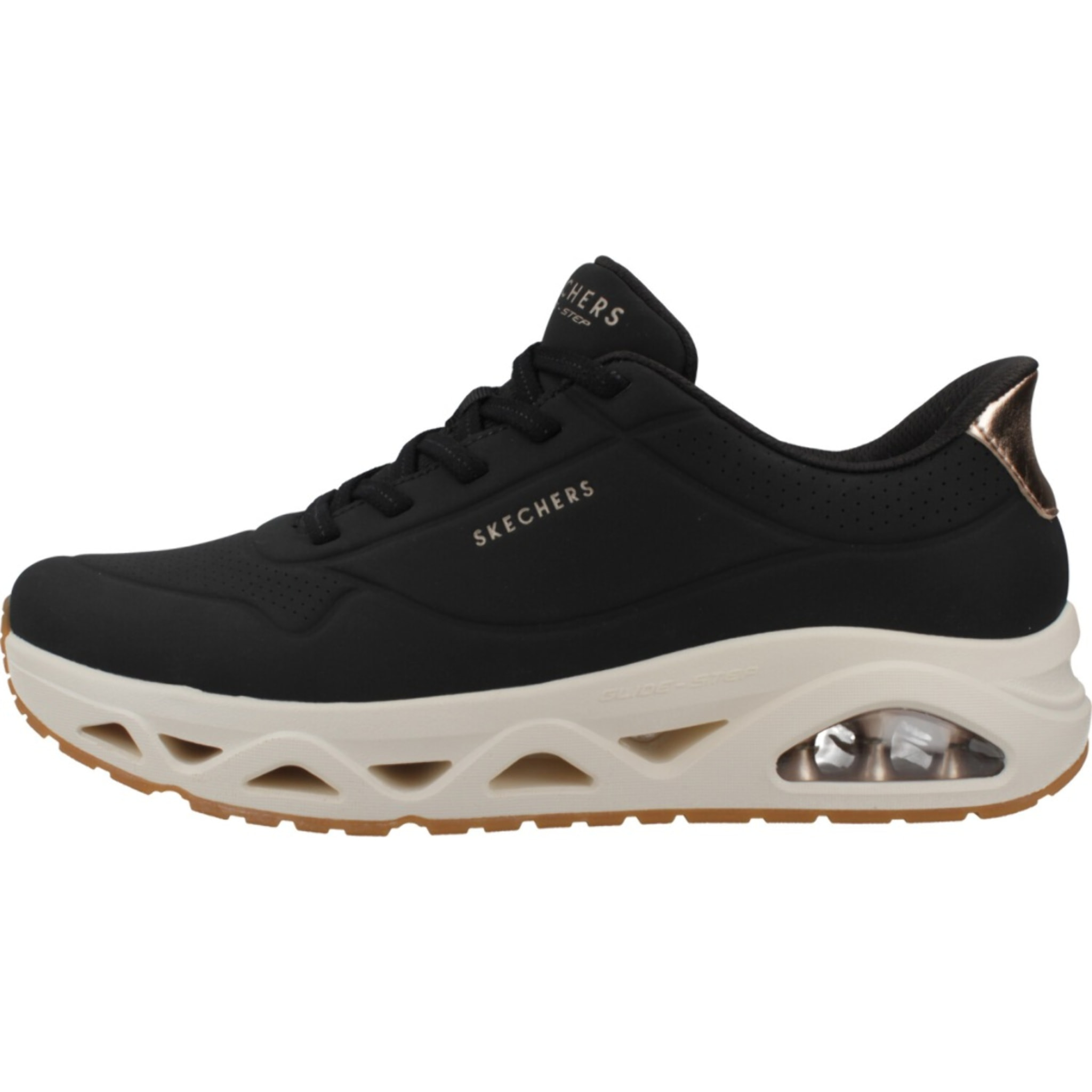 Sneakers De  Mujer Uno Glide Step Glide On Air Negro