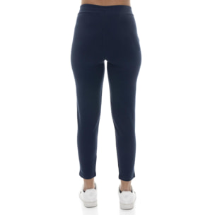 Pantaloni da donna in cotone non Felpeto dritti Leone Basic