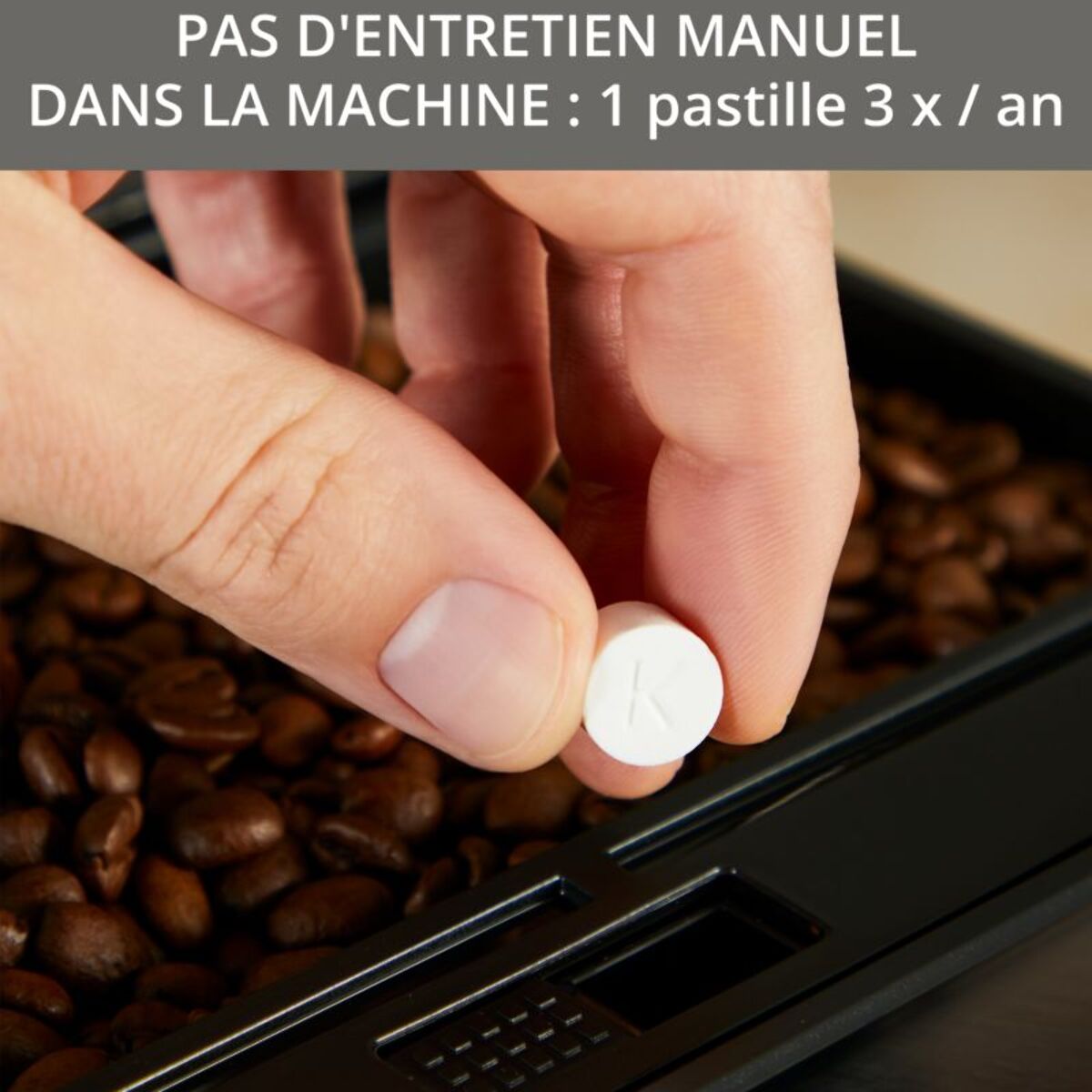 Expresso Broyeur KRUPS pack EA8168F2 + 500g café en grains