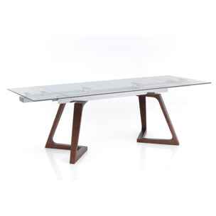 TOMASUCCI tavolo allungabile STARK Transparente