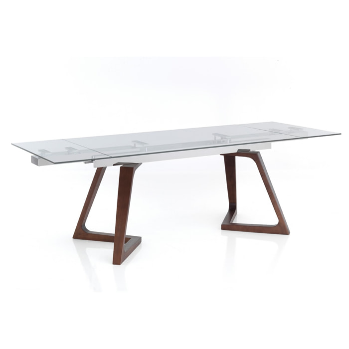TOMASUCCI tavolo allungabile STARK Transparente