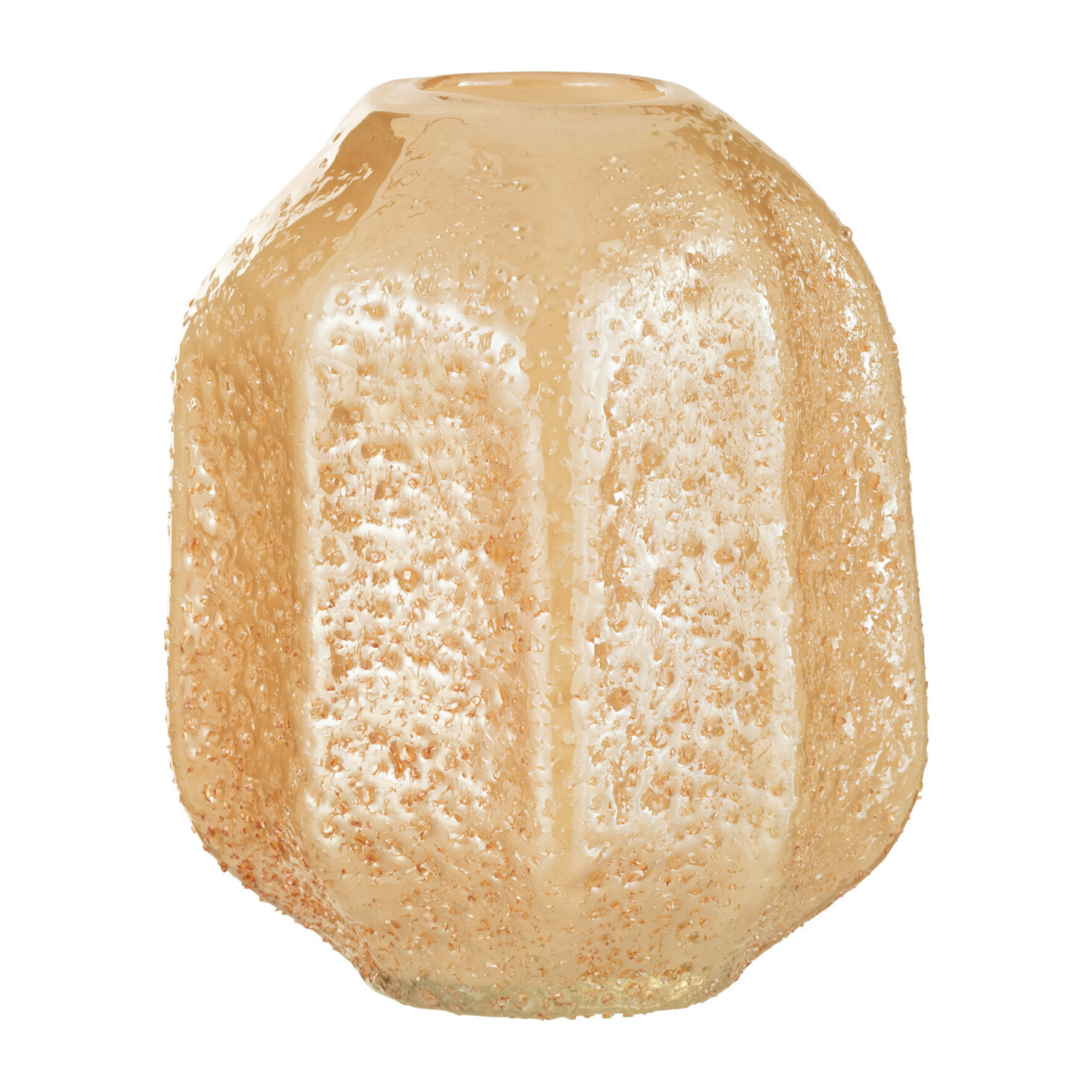 J-Line vase - verre - orange clair - small - Ø 15.5 cm