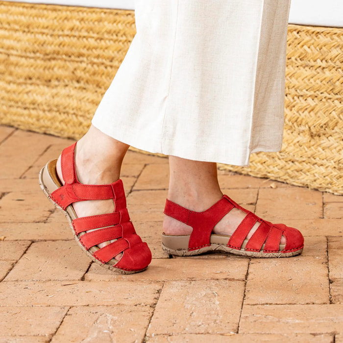 Sandalias N5862 NOBUCK LAVADO DENIM / TABERNAS color Denim