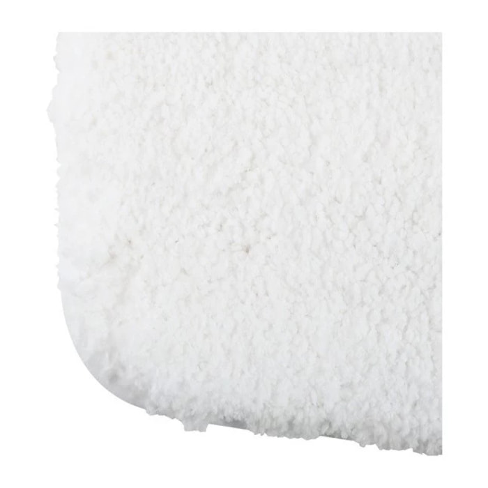 Tapis de bain microfibre 40x60cm Blanc MSV