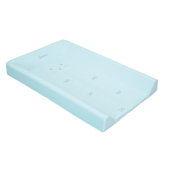 Matelas à langer à rebords - Bleu azur