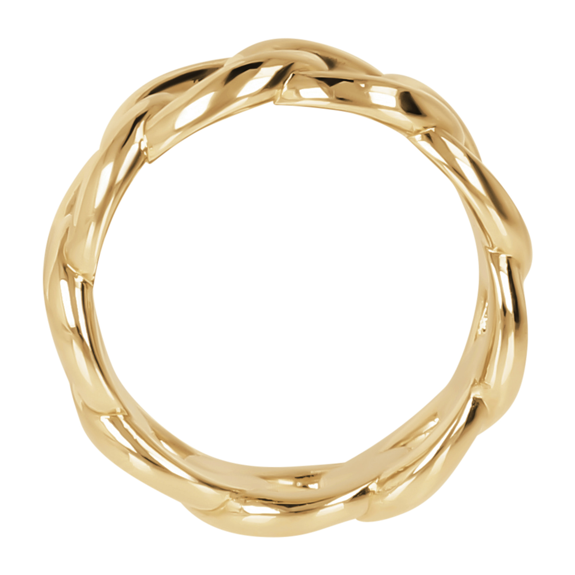 Anello a Fascia Golden Maglia Grumetta