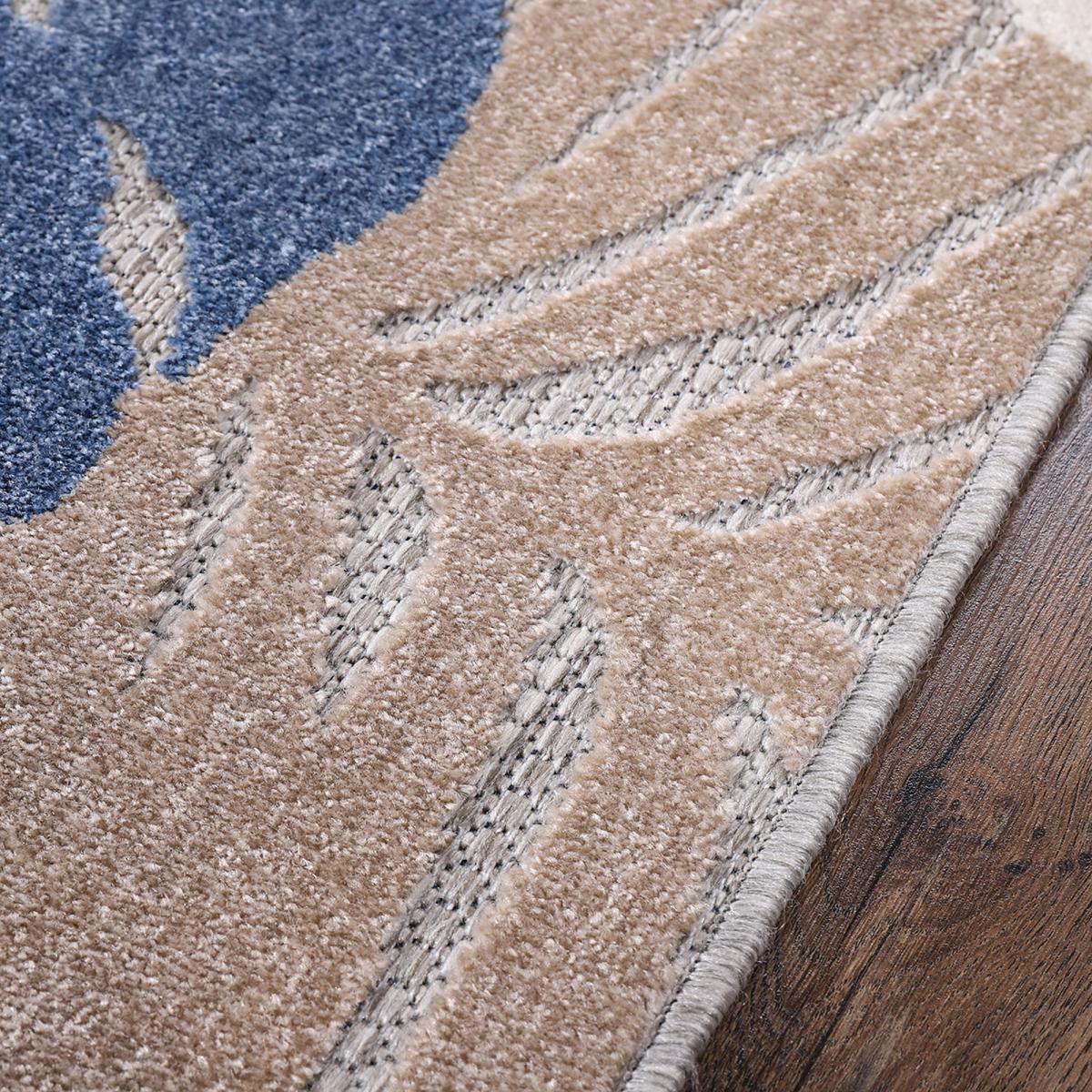 Tapis extérieur tissé kilim rectangle HALE