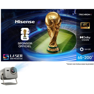 Vidéoprojecteur home cinéma HISENSE Laser Mini Projecteur M2 Pro