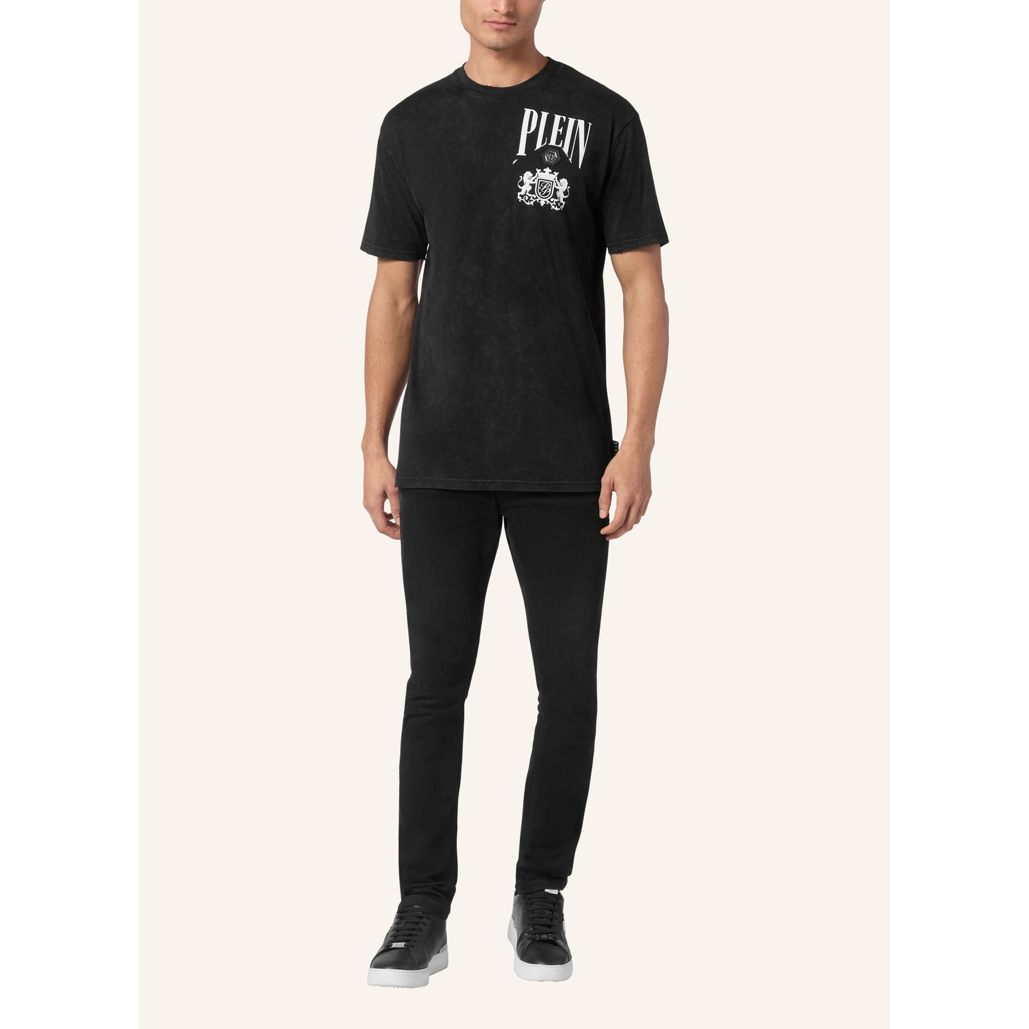 PHILIPP PLEIN Camiseta Cuello Redondo RACING