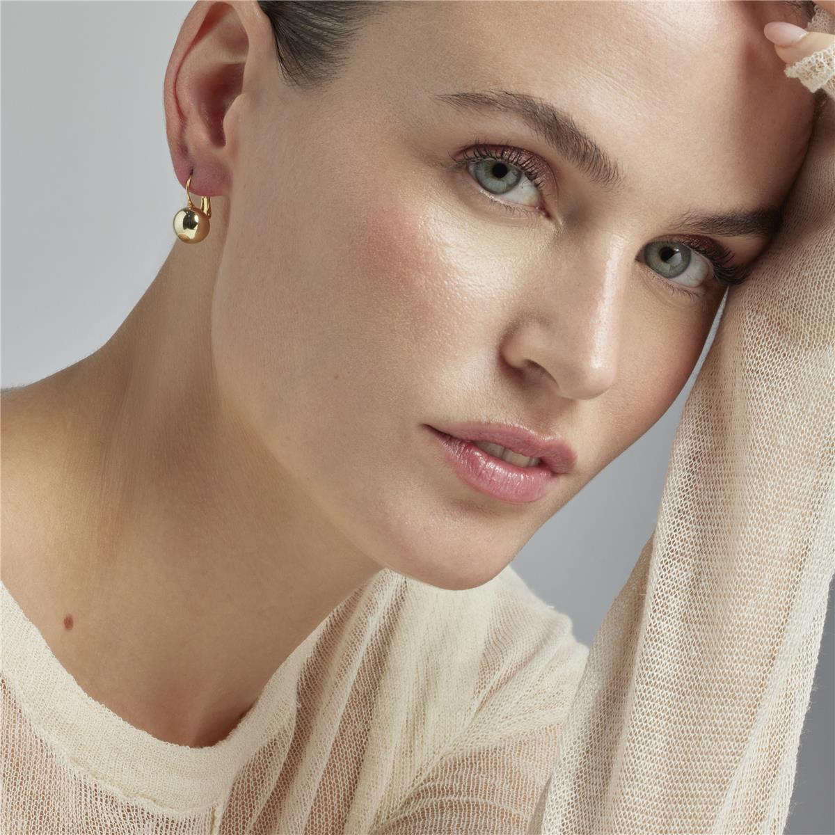 Pendientes Lux by Lux acabados en Oro Amarillo de 18 Kts