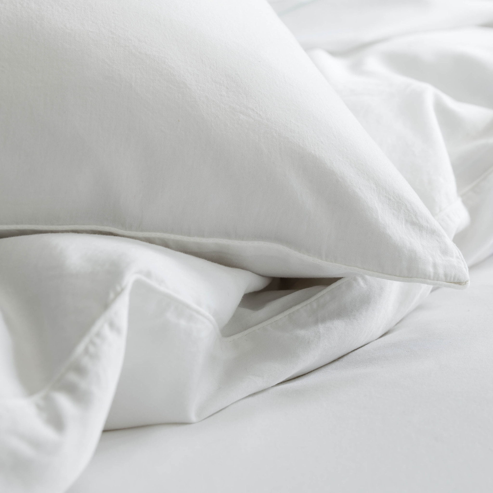 Housse de couette en satin de coton lavé, NUIT SATINÉE