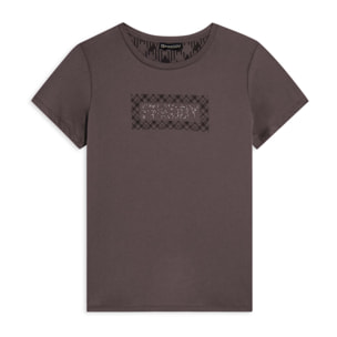T-shirt con logo e grafica geometrica
