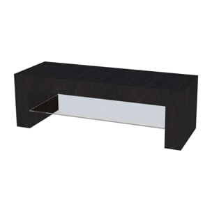 Mobile TV salotto soggiorno ripiano in vetro base televisione rovere alaska