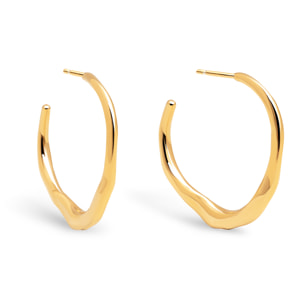 Orecchino Odette in Acciaio Placcato Oro