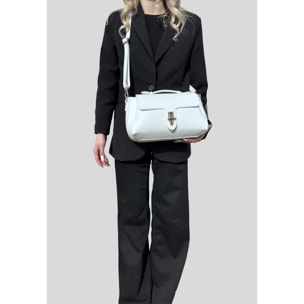 Borsa a Mano Elegante in Vera Pelle Made in Italy