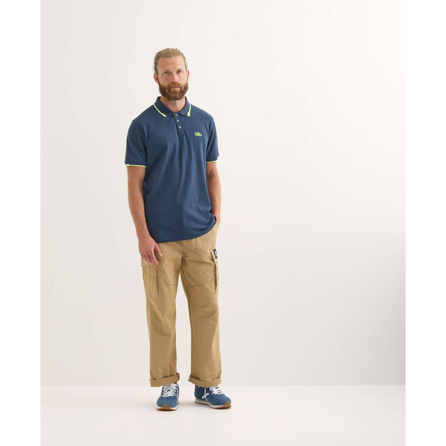 Polo MUNICH Slam lifestyle hombre de algodón navy