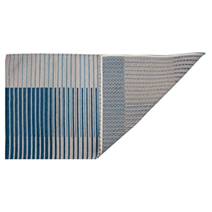 Tappeto arredo Neon azzurro topazio CON FONDO ANTISCIVOLO