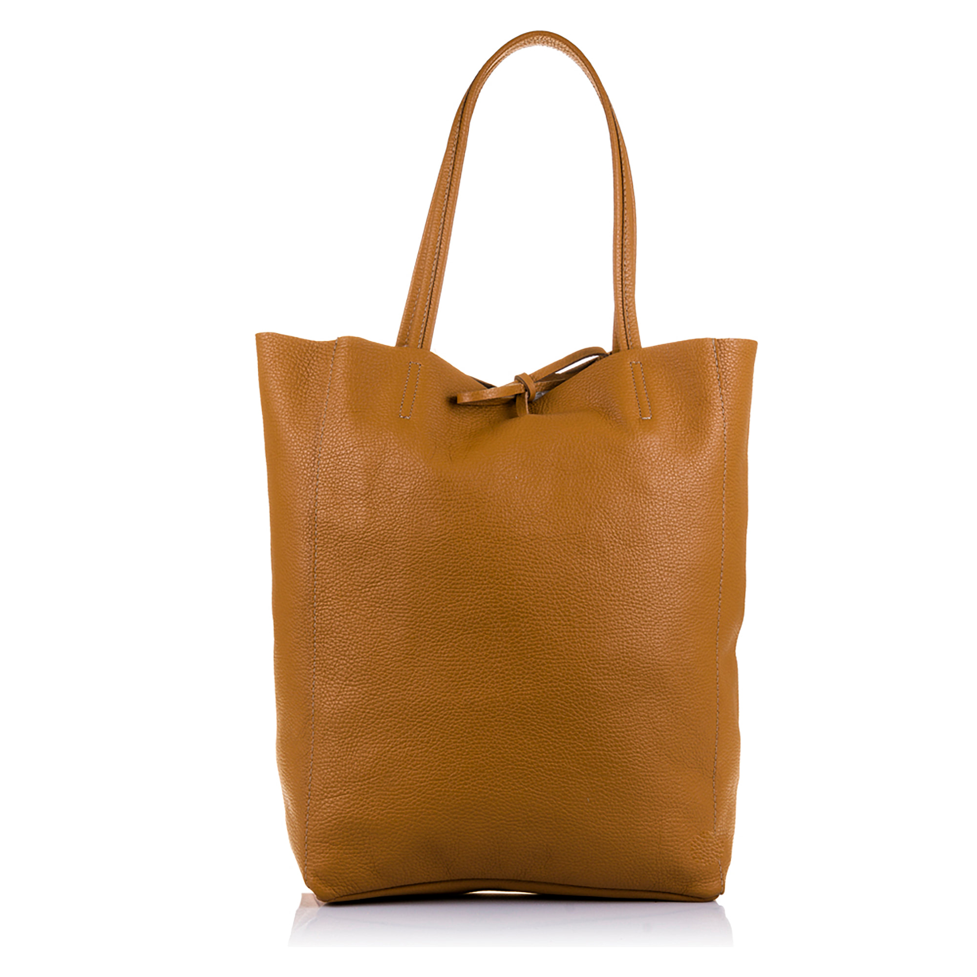 Sibari Borsa Shopper Donna.Pelle autentica Dollaro