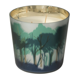 J-Line bougie parfumée Noa Forêt - vert/or - small - 50H