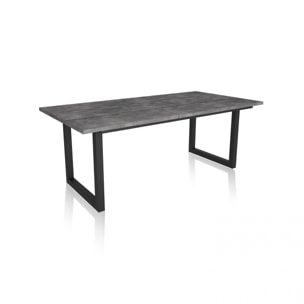Mesa de comedor Altea 200 Cemento Negro