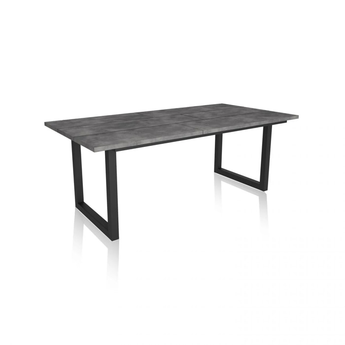 Mesa de comedor Altea 200 Cemento Negro
