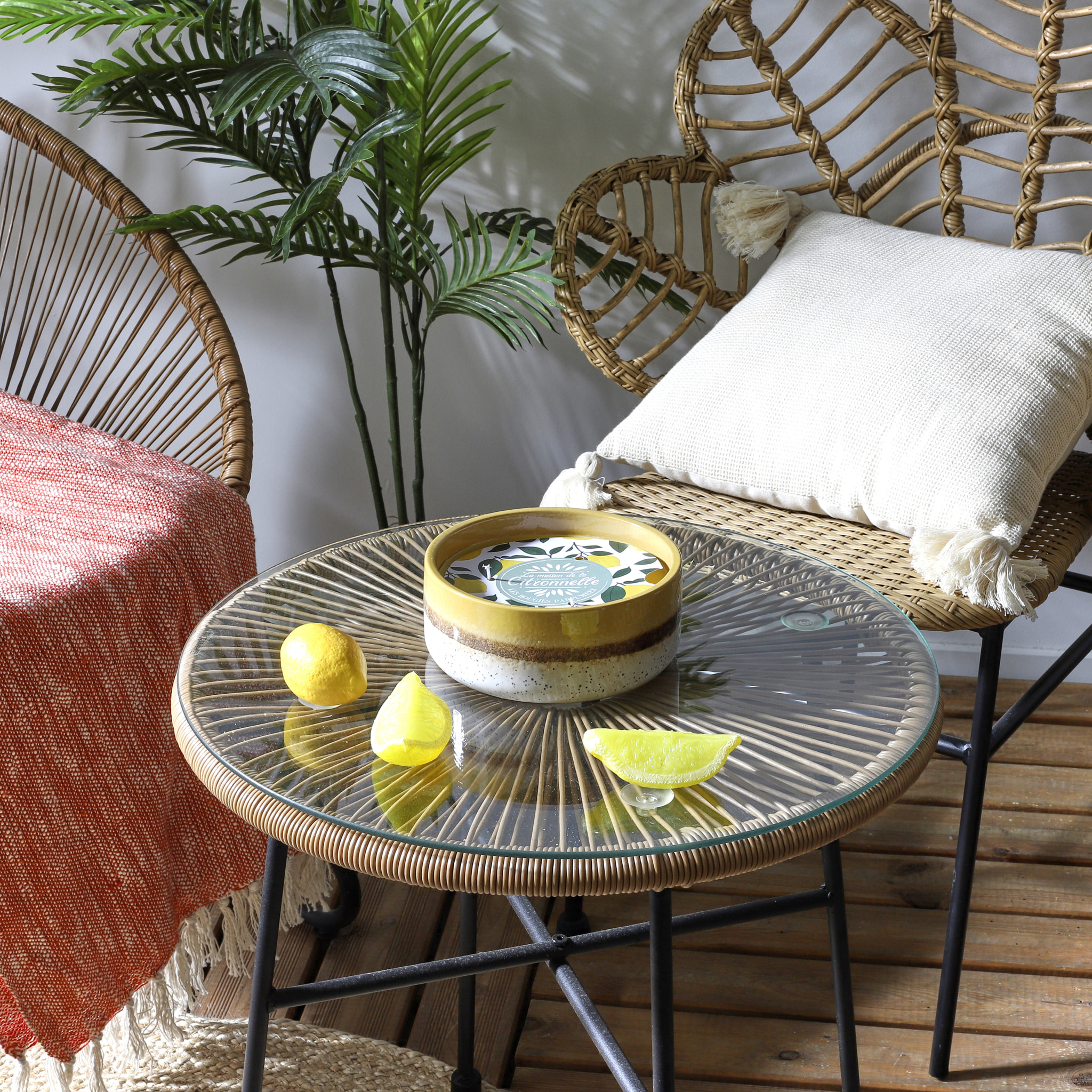 Bougie Parfumee Ceramique Citronnelle