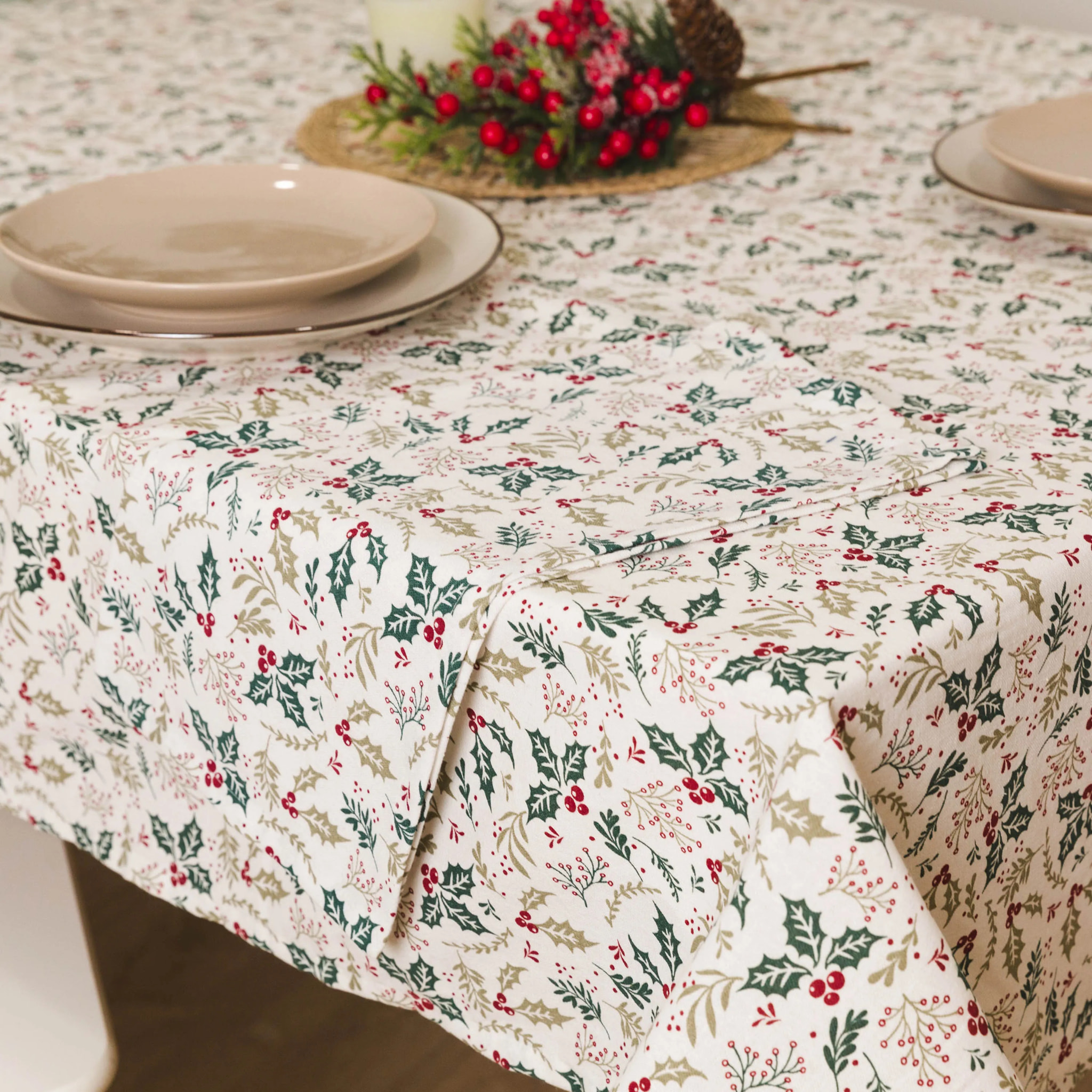 SET 4 SERVILLETAS HOLLY
