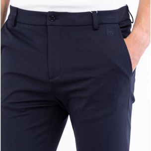 BIKKEMBERGS pantalone uomo dress blue