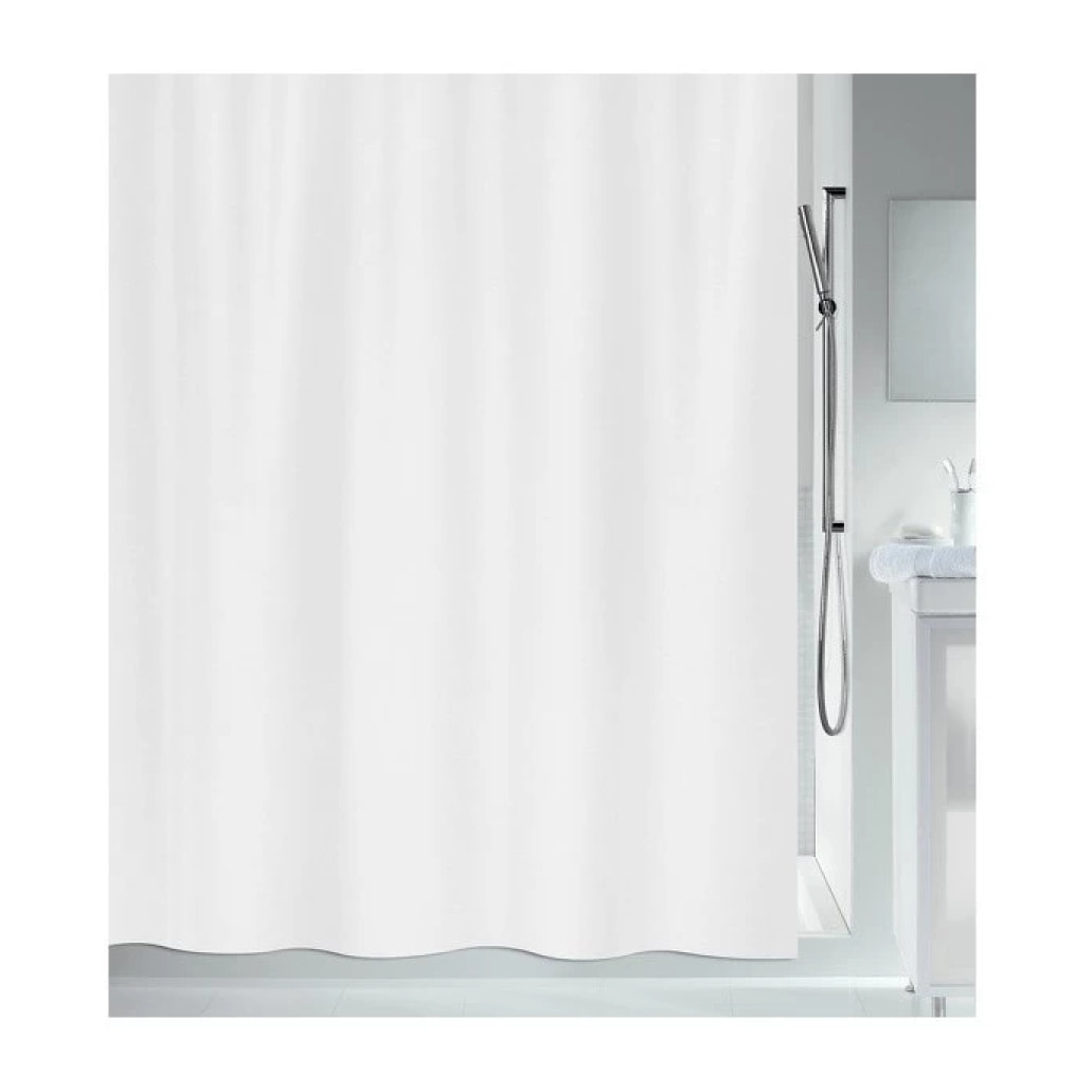 Rideau de douche Polyester PRIMOBIO ACTIVE Blanc Spirella