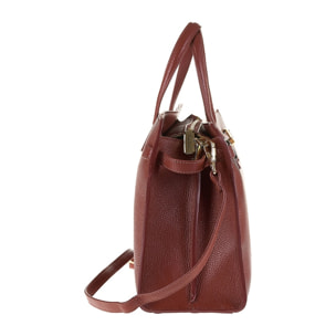 Borsa a mano da donna Made in Italy - Modello Celeste Ultra - 100% pelle - 37.5 x 24.5 x 13.0 cm
