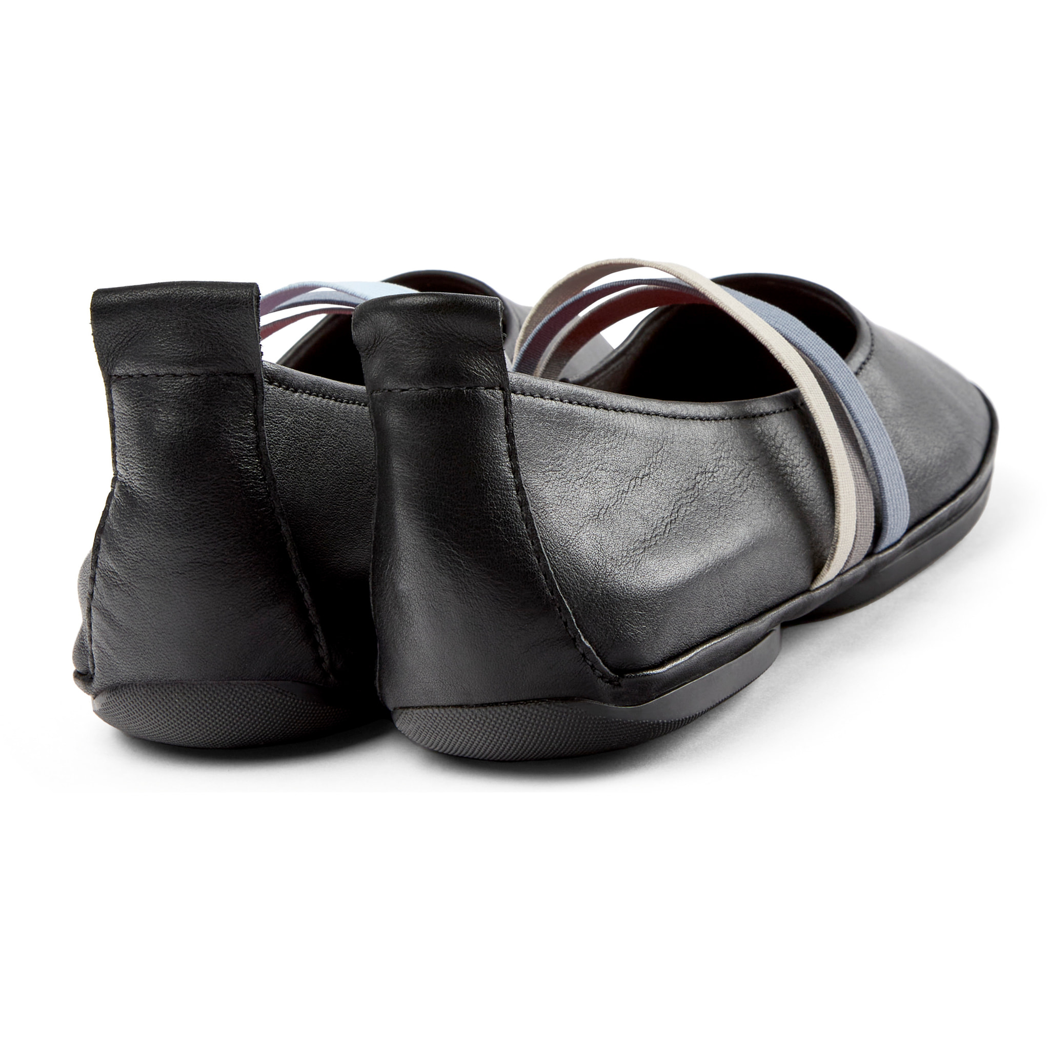 Bailarinas - CAMPER Right Nina Twins - Negro - Cuero liso