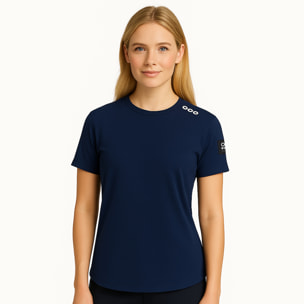 T-shirt tecnica ECOON Ttutturu in blu navy