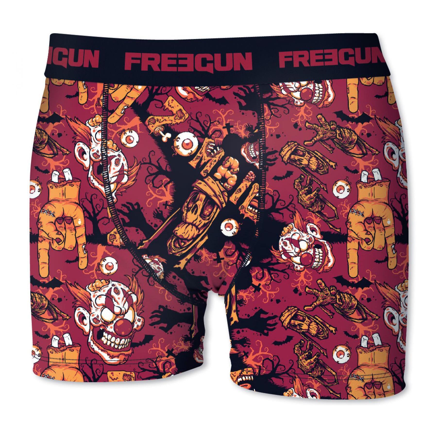 Calzoncillo boxer freegun color rojo para niño