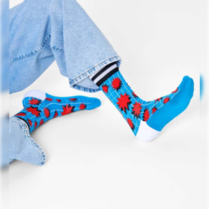 Calcetines explosion crew azul