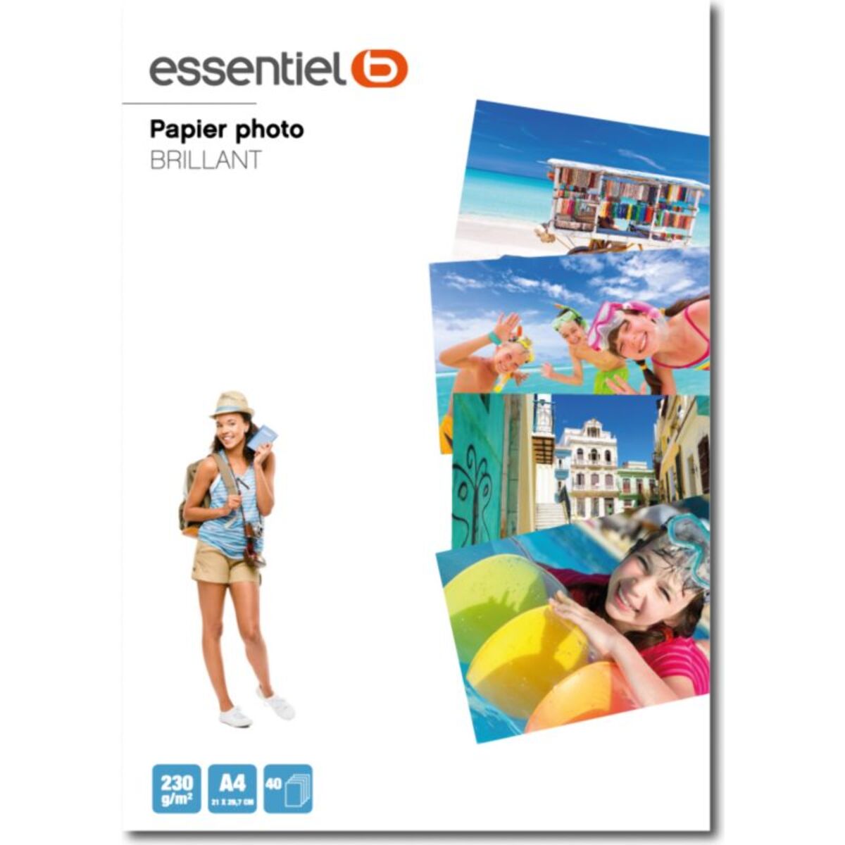 Papier photo ESSENTIELB A4 - 40 f - 230 g