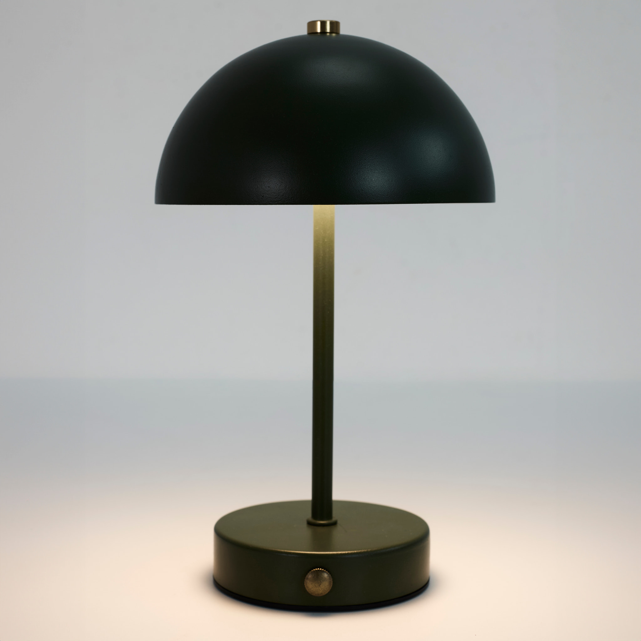 Lampe De Table Lucia Rechargeable Noire H26cm