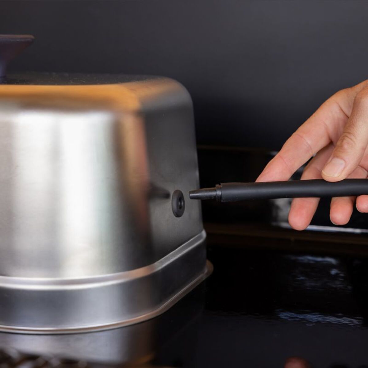 Ustensile plancha ENO fumage a froid avec Cloche - Inox