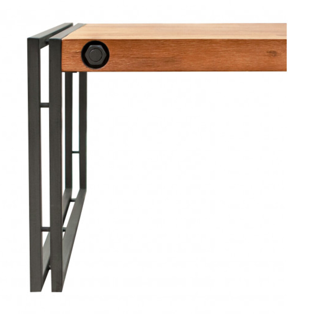 Table basse en bois et métal 110x70cm - ATELIER
