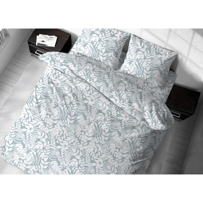 Copripiumino In 100% Cotone Disegno Natura