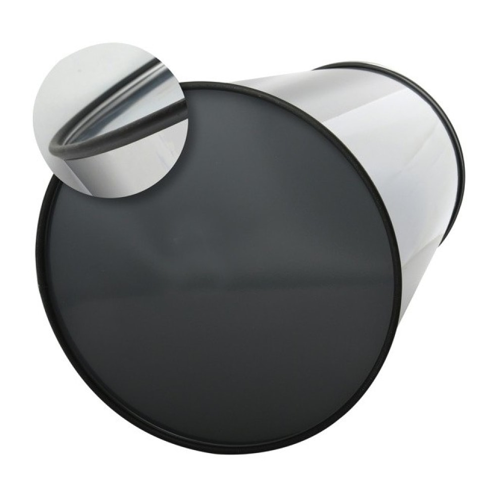 Poubelle Touch Inox 30L Gris Anthracite MSV