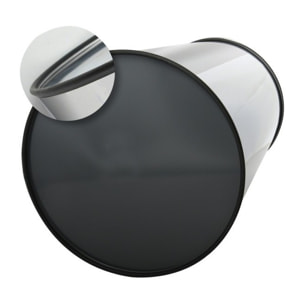 Poubelle Touch Inox 30L Gris Anthracite MSV