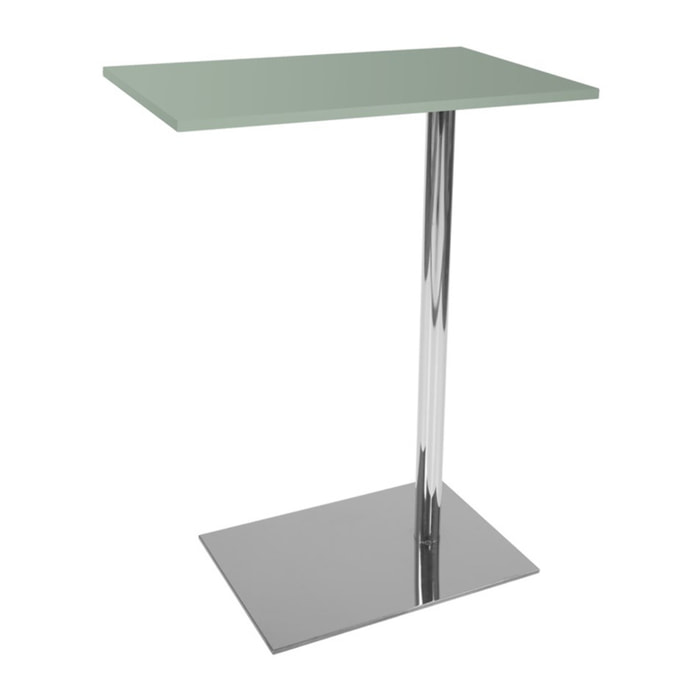 Tavolino d'appoggio Lucy 110 grigio agata e argento
