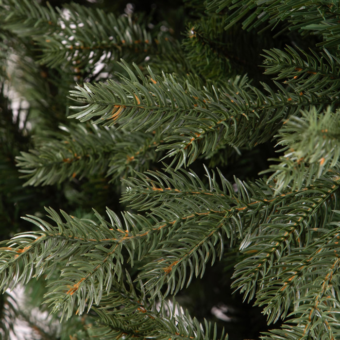 Abete artificiale Alpino 1052 rami Pvc+Pe - Pezzi 1 - Colore Verde - 100x200Hx100cm - Bianchi Dino