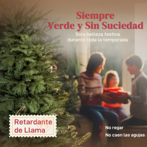 Árbol de Navidad Artificial 180 cm, Árbol de Navidad con 1794 Ramas Densas, Soporte Metálico Plegable, Fácil Montaje, para Salón, Interior, Verde