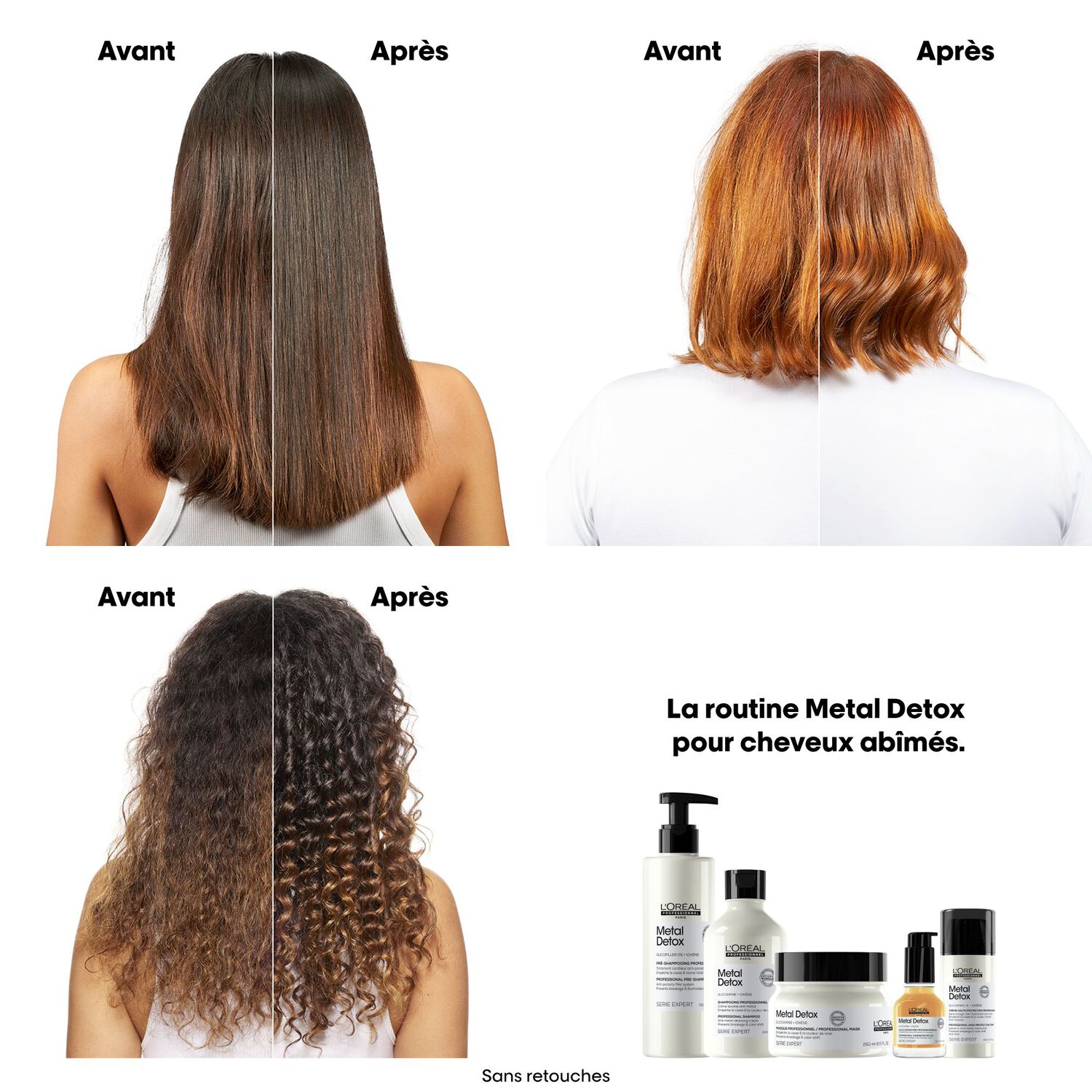 Série Expert Metal Detox - Masque protecteur - cheveux sensiblisés et cassants