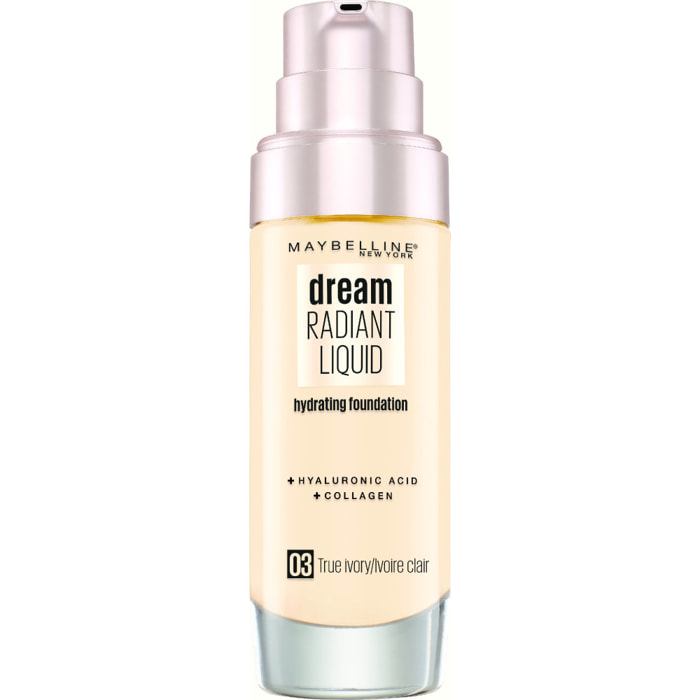 Maybelline New York Dream Radiant Liquid 03 IVOIRE CLAIR 30 MLT