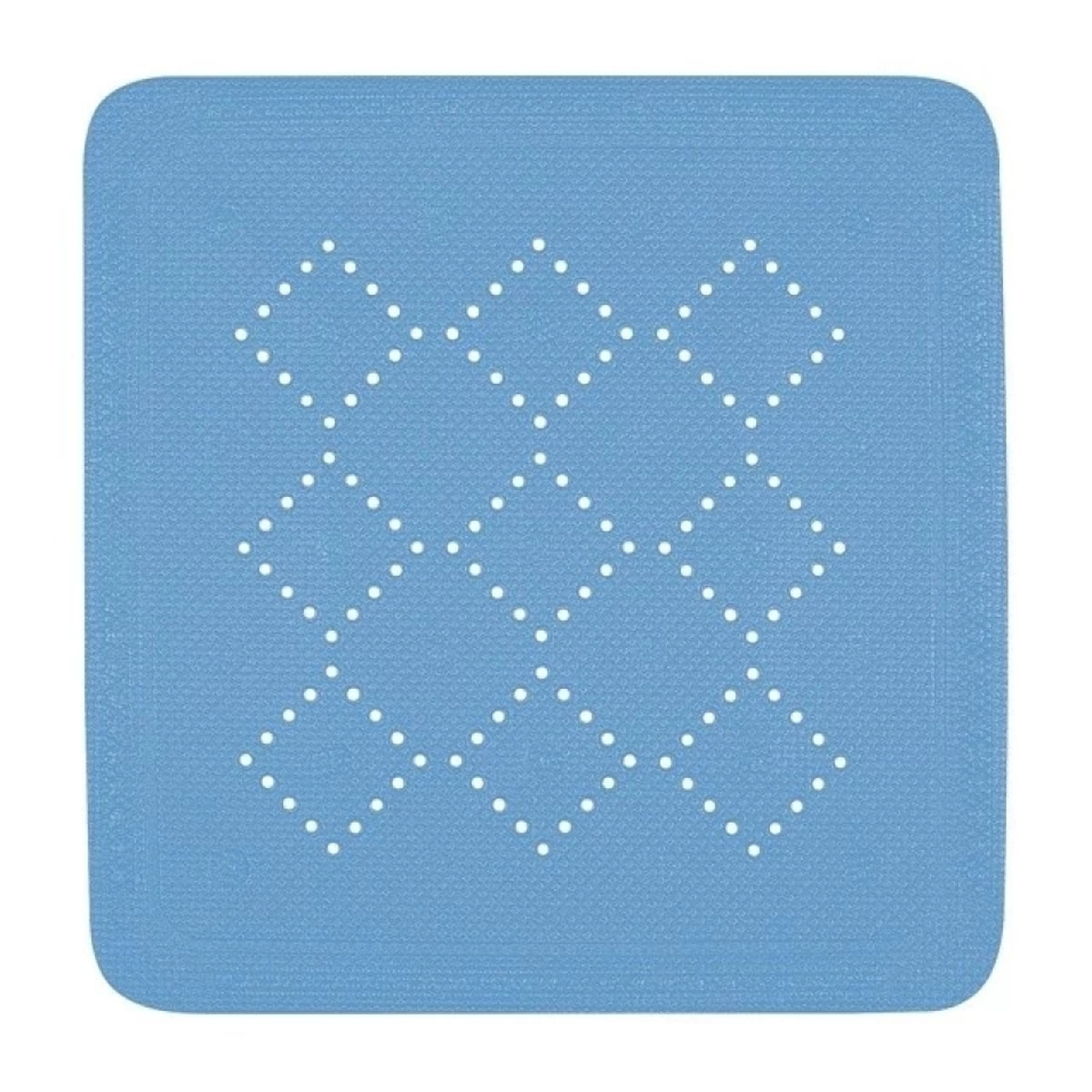 Tapis Fond de douche PVC ALASKA 55x55cm Bleu Bermuda Spirella